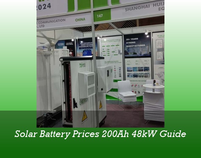Solar Battery Prices 200Ah 48kW Guide